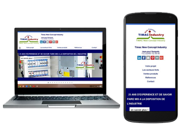 site internet: Timac Industry